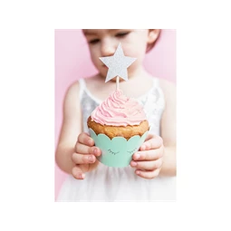 Cupcake dísz csillagok 11,5 cm S/6