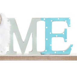 Dekoráció "HOME" 30,5x5,5x16 cm 2 féle