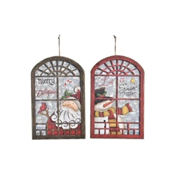 Dekoráció LED-es, akasztós 19,5x3x30 cm 2 féle