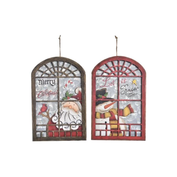 Dekoráció LED-es, akasztós 19,5x3x30 cm 2 féle