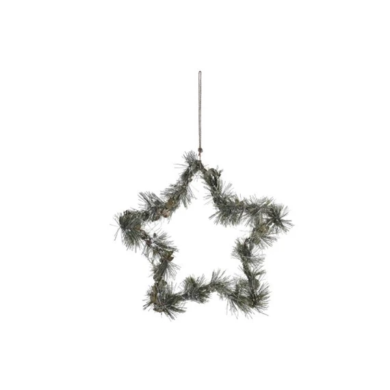 Dekoráció LED-es csillag, akasztós 60x5x42 cm