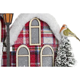 Dekoráció LED-es ház 27x18x31 cm