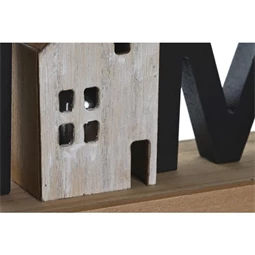 Dekoráció LED-es "Home felirat 34x8x17 cm