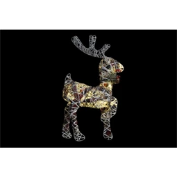 Dekoráció LED-es rénszarvas 30x14x40 cm