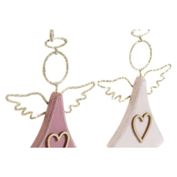 Dekoráció akasztós angyal 9x1,2x15 cm 2 féle