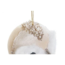 Dekoráció akasztós bagoly 10x10x10 cm 3 féle