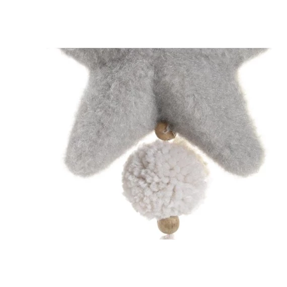 Dekoráció akasztós csillag 14x4x26 cm 3 féle