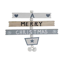 Dekoráció akasztós fenyő 15x0,6x24 cm 2 féle