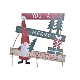 Dekoráció akasztós fenyő 16,5x1x40 cm 2 féle