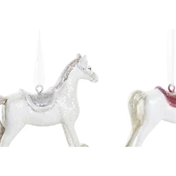 Dekoráció akasztós hintaló 8x3x8,5 cm 3 féle