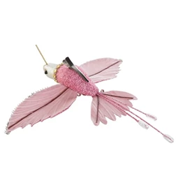 Dekoráció akasztós madár 17x17x5 cm 4 féle