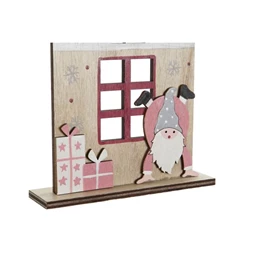 Dekoráció akasztós 12x3x16,5 cm 3 féle