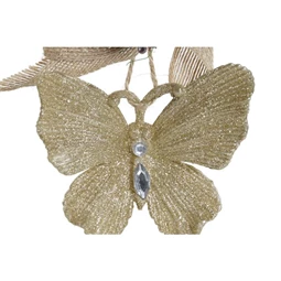 Dekoráció akasztós pillangó 12x5x12 cm 2 féle