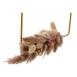 Dekoráció akasztós szárazvirág 20x1x20 cm 3 féle