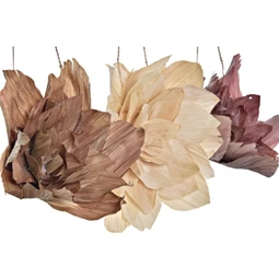 Dekoráció akasztós virág 23x6x23 cm 3 féle