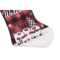 Dekoráció akasztós zokni 27x1x49 cm 2 féle