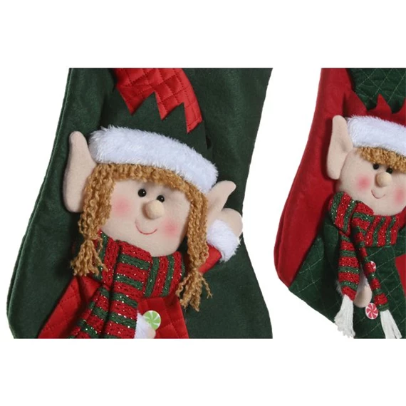 Dekoráció akasztós zokni 27x2x50 cm 2 féle