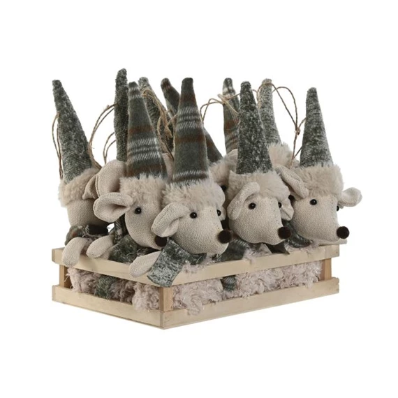 Dekoráció bárány, akasztós 25x17x21 cm 2 féle