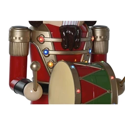 Dekoráció diótörő LED-es 45x36x122 cm