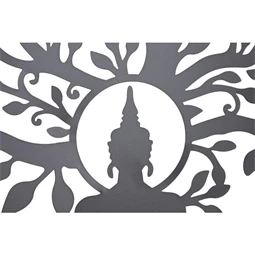 Dekoráció falra, Buddha 60x1x60 cm 2 féle