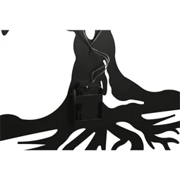 Dekoráció falra LED-es fa 99x2x99 cm