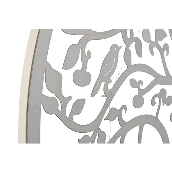 Dekoráció falra, LED-es fa minta 99x2x99 cm