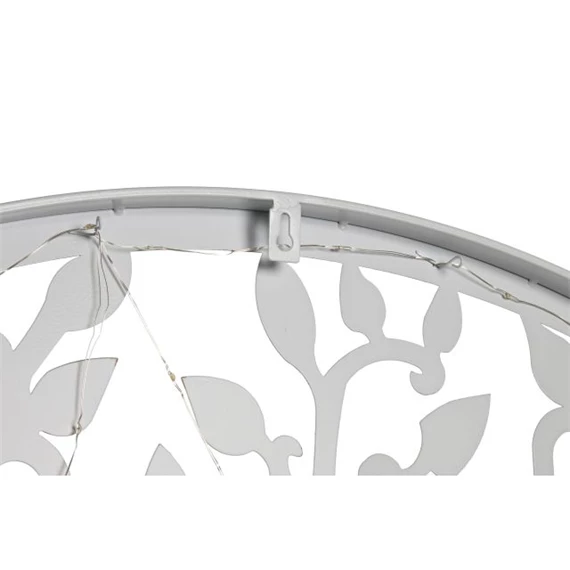 Dekoráció falra, LED-es fa minta 99x2x99 cm