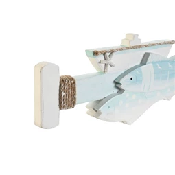 Dekoráció falra kötéllel evező 67x4x32 cm