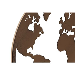 Dekoráció falra, világtérkép 40x1x40 cm 3 féle