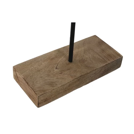 Dekoráció faragott hal 36x9x48 cm