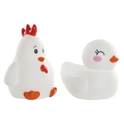 Dekoráció fényforrás csibe 12x14x10 cm 2 féle