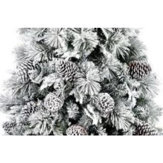 Dekoráció fenyő 150 LED-es, havas 94x94x150 cm