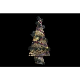 Dekoráció fenyő LED-es 40x15x60 cm