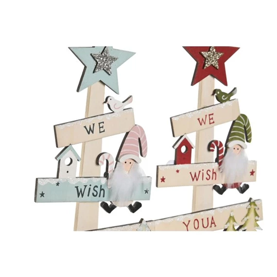 Dekoráció fenyő 17,5x5x38 cm 2 féle