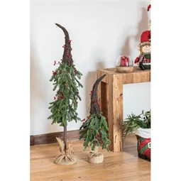 Dekoráció fenyő zsákban 36x36x122 cm