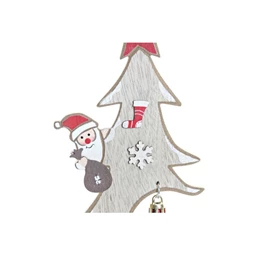 Dekoráció fenyőfa 11x5x25 cm