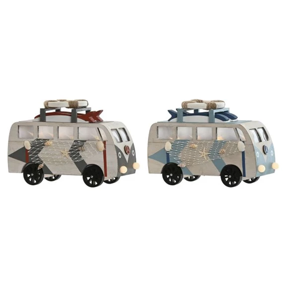 Dekoráció furgon LED-es 22x7x14 cm 2 féle