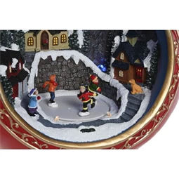 Dekoráció gömb LED-es, zenélő, mozgó 45438x24x27 cm