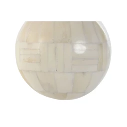 Dekoráció gömb csíkos 10x10x10 cm