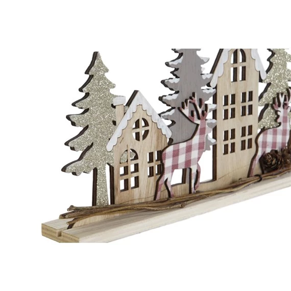 Dekoráció házak 45x4x14 cm 2 féle