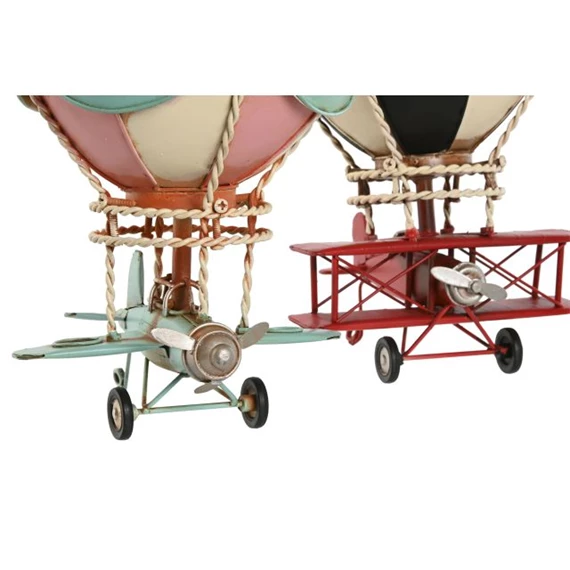 Dekoráció hőlégballon 17x17x32 cm 2 féle