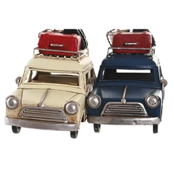 Dekoráció jármű 16x7,5x11,5 cm 2 féle