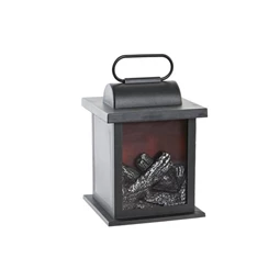 Dekoráció kandalló, LED-es 12x12x18 cm