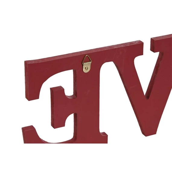 Dekoráció "Home" és "Love" felirat 40x1x12,5 cm 2 féle