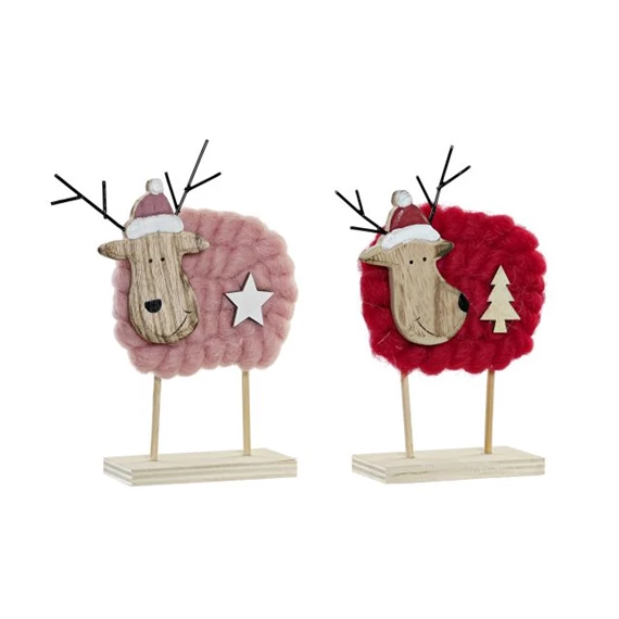 Dekoráció rénszarvas 12x4x17 cm 2 féle