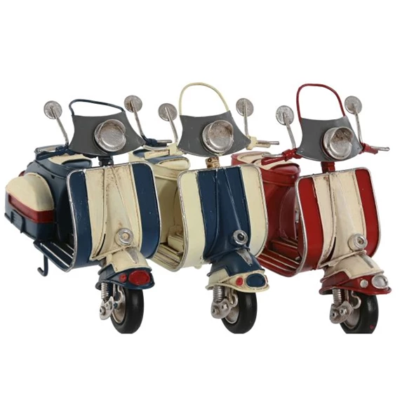 Dekoráció robogó 17x7,5x12,5 cm 3 féle