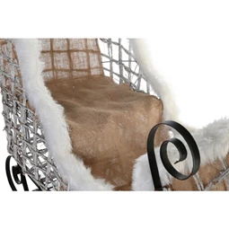 Dekoráció szánkó LED-es 90x46x62 cm