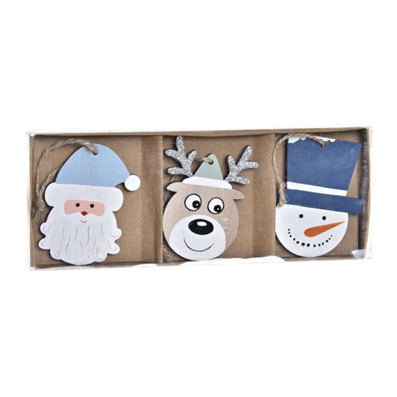 Dekoráció szett akasztós 21x8x1,5 cm S/3