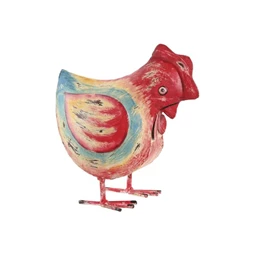 Dekoráció tyúk 26x15x24 cm