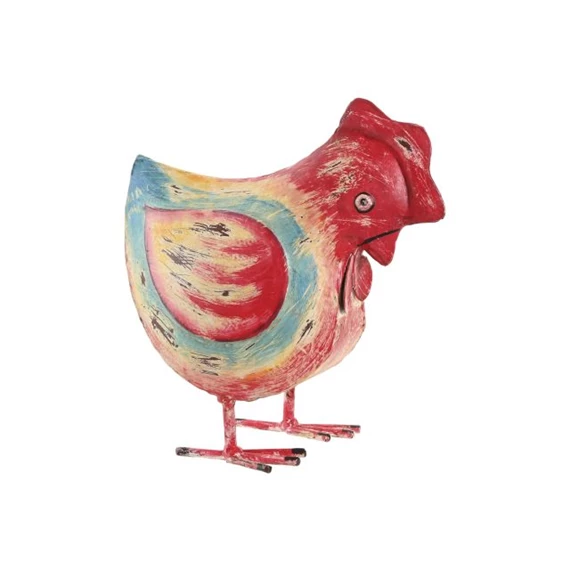 Dekoráció tyúk 26x15x24 cm